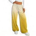 thumbnail image 6 of Hearthz Women's Pajama Pants Drawstring Wide Leg Gradient Lounge Pants Womens Baggy Soft Comfy Lightweight Sleepwear Bottoms, 6 of 7