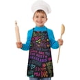 thumbnail image 2 of I Love My Dogs Art Kids Aprons for Girls and Boys,Adjustable Neck Strap Toddler Aprons for Kids Cooking Baking, 2 of 7