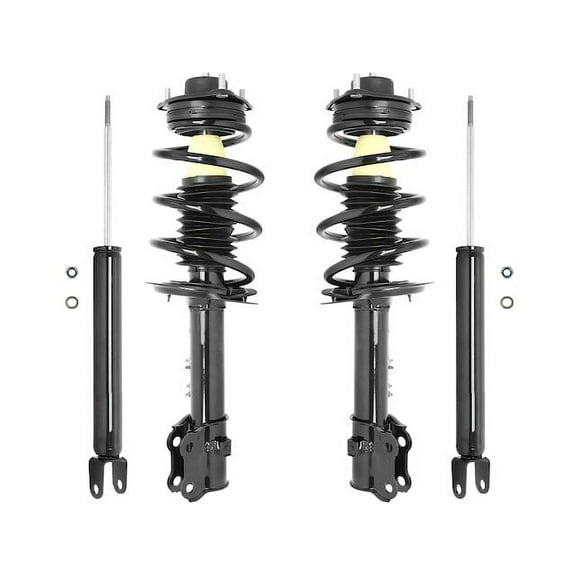 Front and Rear Suspension Strut and Shock Absorber Assembly Kit - 4 Piece - Compatible with 2010 - 2015 Hyundai Tucson FWD 2011 2012 2013 2014