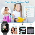 thumbnail image 2 of TOPCHANCES Smart Watch for Kids, 1.54" 4G Smartwatch with LBS GPS Tracker, Video Call, Bump-to-Friend, SOS, Camera, Games, Kids Watch Birthday Educational Gift for Age 3-15 Boys Girls, Black, 2 of 8