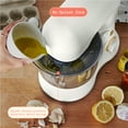 thumbnail image 6 of Beautiful 3.5 Qt Stand Mixer, White Icing with Flat Beater, Dough Hook, Balloon Whisk, 6 of 19