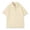 Beige, variant on GobdXE Solid Two Button Placket Loose Fit Short Sleeve Polo Shirt Unisex Kids Back to School Uniform Basic Pullover Tops for Boys Girls 11-12 Years,Beige