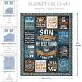 thumbnail image 3 of LHSHID Dad Gifts from Daughter Dad Birthday Gift Gifts for Dad Blanket Dad Gifts from Son Best Dad Ever Gifts Christmas Dad Gifts Fathers Day Dad Gifts Ideas Dads Gifts To My Dad Blanket 60x80in, 3 of 5