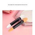 thumbnail image 2 of 200 PCS Disposable Eyeshadow Brush,Eyeshadow Applicators,Sponge Eye Shadow Brush,Disposable Dual Sides Eye Shadow Sponge ,Eye Makeup Applicators(Black), 2 of 5