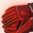 thumbnail image 6 of ZUKMRJPC Heated Gloves for Men Windproof Waterproof Rechargeable Heated Gloves Winter for Outdoor Working Hiking Motorcycling Cycling Skiing, 6 of 8