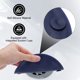 thumbnail image 3 of Uxcell 5packs Shower Drain Hair Catcher Round Drain Strainer for Shower, Blue, 3 of 5