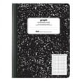 thumbnail image 2 of Office Depot Marble Quad Composition Book, 7 1/2in. x 9 3/4in., Quadrille Ruled, 100 Sheets, Black/White, 09926-09021, 2 of 2
