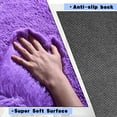 thumbnail image 4 of ZENELESS Large Fluffy Area Rugs for Living Room,8x10 Shag Rectangular Carpets for Bedroom Purple, 4 of 7