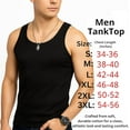 thumbnail image 5 of Diamond Star Men's Undershirts (Pack of 6) - Soft Cotton Blend, Tag less Tank Tops Cotton Spandex Undershirts Sleeveless, A-Shirt Crew Neck - Comfortable Fit, 5 of 6