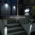 thumbnail image 2 of Classy Caps Solar Motion Sensor Deck and Wall Light - Black ABS, 2 of 9