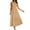 Khaki, variant on Women’s Halter Neck Maxi Dress Sleeveless Tiered Flowy Long Dress Lightweight Summer Casual Sundress Khaki S
