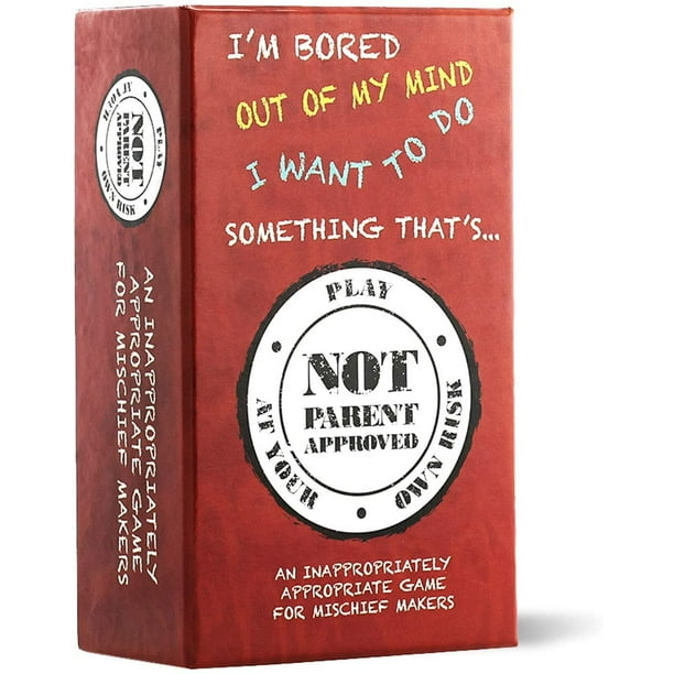 Not Parent Approved A Fun Card Game for Kids, Tweens, Teens, Families