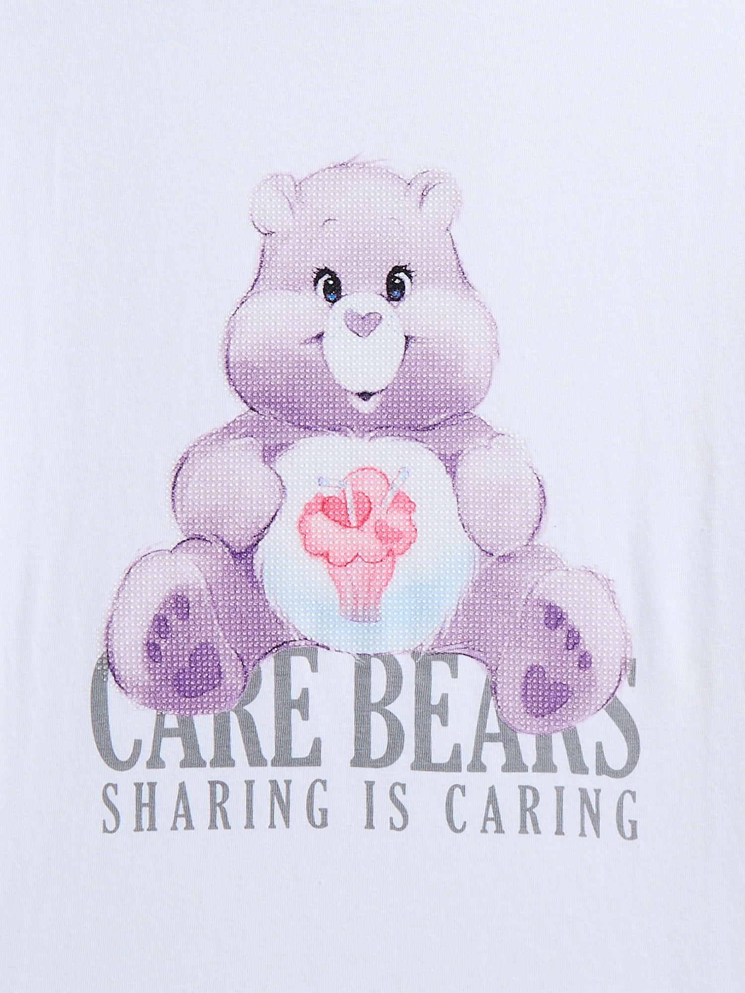 Care Bears Girls Embellished Graphic Tee with Short Sleeves, Sizes 4-16