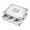 6 Compartments, variant on GUOOL Chafing Dish Food Chafer Kitchen Dinners Buffet Server Chafing Buffet Chafer Set 8 Compartments