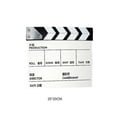 thumbnail image 4 of Inteprter Clapperboard de película, accesorio, placa de aviso, patrón impreso, resistente, grabación de vídeo, Director, claquetas, tableros de Electrónica  pequeño chino blanco 20*20 CM, 4 of 6