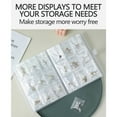 thumbnail image 6 of Kuluzego 2024 Transparent Jewellery Storage Book Set,Bin Storage, 6 of 8