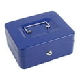 thumbnail image 5 of EHJRE Metal Cash Box with Lock Case Container with Keys for Kids Girls Boys Prizes Blue, 5 of 9
