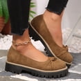 thumbnail image 7 of Bkhluea Women Knotted Platform Loafer Shoes Slip On Comfortable Footwear For Office Work Daily Casual Outdoor Activities, 7 of 7