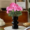 thumbnail image 5 of Artificial Geranium Plant, Binkne Realistic Silk Flowers for Outside Uv Resistant Faux Geraniums Flowers for Indoor Outdoor Home Garden Decoration, 5 of 7