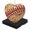 AX0131, variant on Funny Christmas Ornament,Beautiful Woman With Brown Skin And Curly Hair,Xmas Heart-Shaped Ceramic Pendant