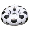 thumbnail image 2 of Portable Inflatable Soccer Chair Bag, Soccer Ball Lounger Foldable Air Sofa for Beach Pool Camping, Beach Blow Up Couch, 41.3x25.6 Inch, 2 of 9