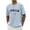 Light Blue, variant on Mens T Shirts Italian Flag Letter Print Short Sleeve Crewneck Tee Shirts Summer Casual Lightweight Top Army Green L
