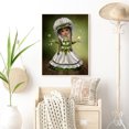 thumbnail image 4 of Cuadros Decorativos 5D bricolaje ronda completa taladro diamante pintura ojos grandes muñeca Rhinestone (NH644) Wdftyju embutido en tela, 4 of 9