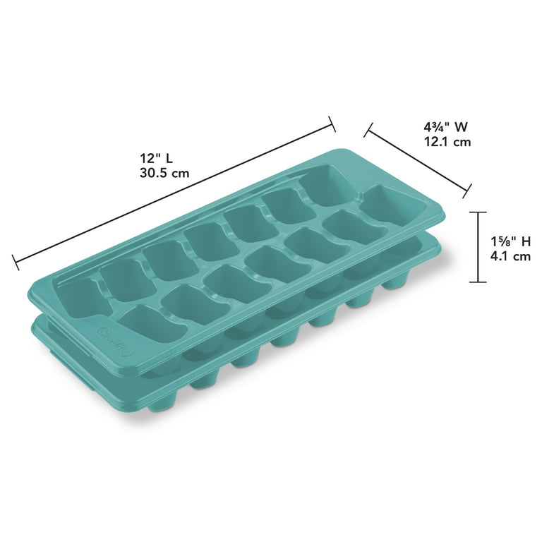 Sterilite Blue Atoll Set of Two Ice Cube Trays