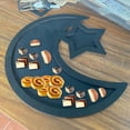 thumbnail image 3 of Bandeja de madera Ramadán Platos Eid Decoraciones Ramadán Vajilla para servir (1 pieza, azul), 3 of 3