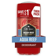 Old Spice Red Collection Deodorant, Aqua Reef, 6 oz, Twin Pack