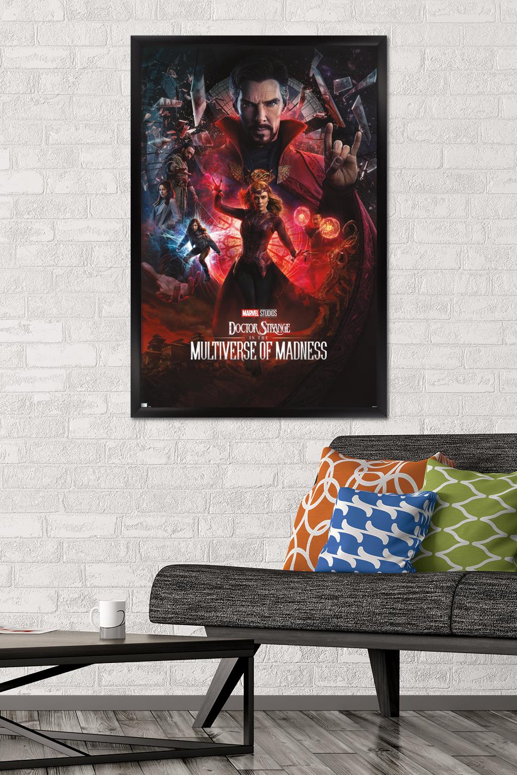Marvel Doctor Strange in the Multiverse of Madness - One Sheet Variant Wall Poster, 22.375" x 34" Framed