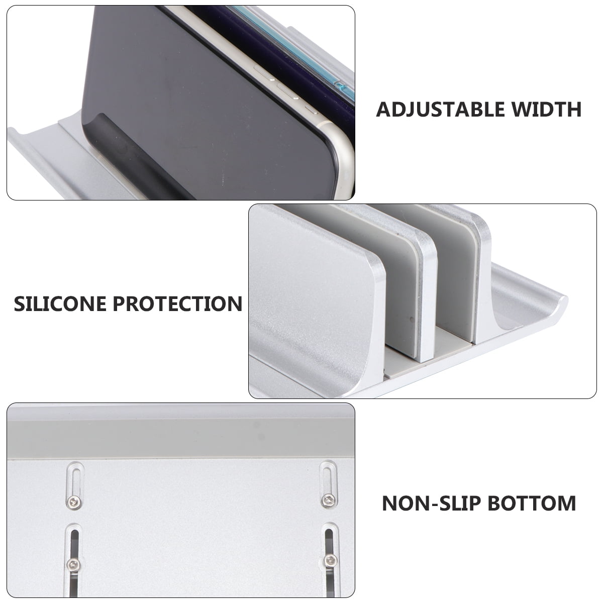 UKCOCO Desktop Radiator Rack Aluminum Laptop Cooling Stand for Firm Hold and Heat Control