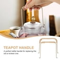 thumbnail image 3 of Houderco Teapot Handles Replacement Pot Handle Antique Copper 2Pcs 4.1X3.3in, 3 of 6