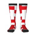 thumbnail image 1 of Wukai Chaussettes Longues Croisées Rouges 1 pour Bas Contrastés, Sport Entraînement Physique Adulte, Unisexe, 1 of 6