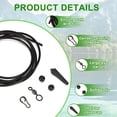 thumbnail image 3 of CEORPER 6PCS Helicopter Hair Rigs Pre Rigged Rig Tube Tied Fishing Rigs Fishing Equipment Accessories Fishing Tackle Links, 3 of 9
