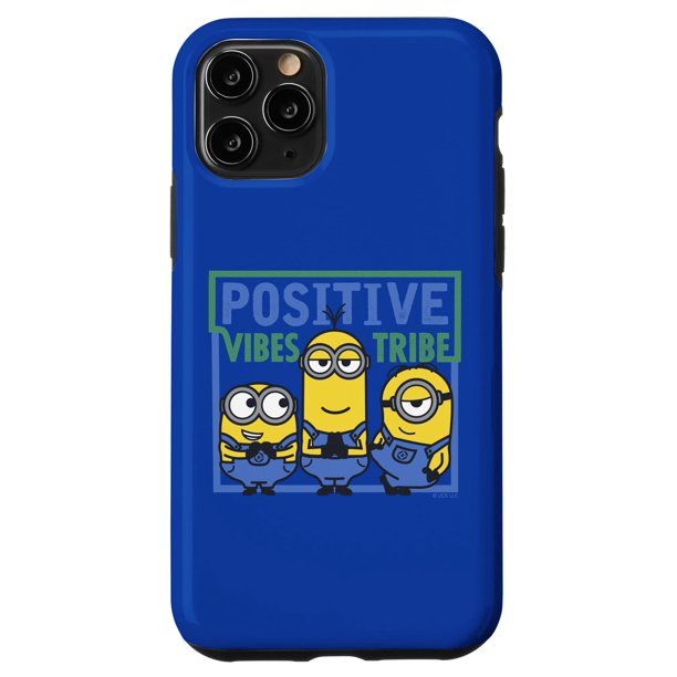 Funda para iPhone 11 Pro Minions Positive Vibes