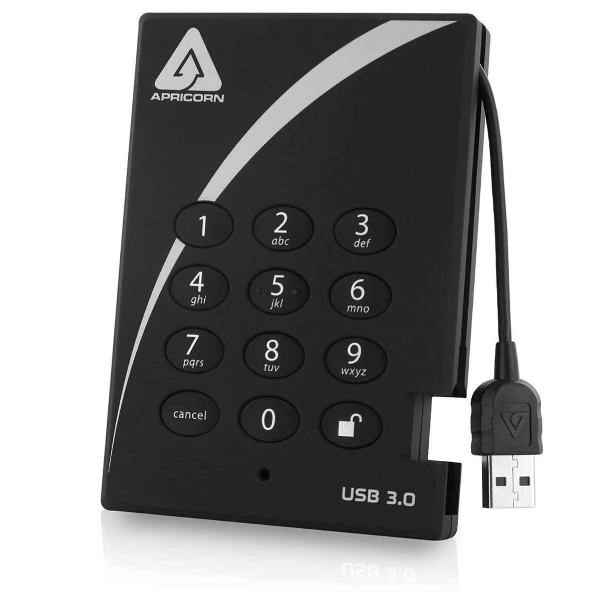 4TB AEGIS PADLOCK SSD USB 3.0 AES XTS ENCRYPTED PORTABLE DRIVE