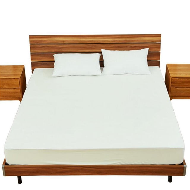 Cubierta de Colchón con Cierre Hipoalergénico a Prueba de Agua de Almohadil Antialérgico Hoja de Cubierta de Ropa Tratada Amarillo - 150x200cm Macarena Protector de colchón con cremallera