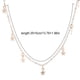 thumbnail image 5 of sweethay Collar Cadenas Estrellas elegantes Joyería estética Estilo simple Accesorio de moda Gargantilla colgante Collares para niñas Type1 NO1, 5 of 5