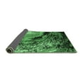 thumbnail image 2 of Ahgly Company Indoor Round Oriental Emerald Green Industrial Area Rugs, 4' Round, 2 of 4
