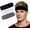 White,Black,Gray, variant on 3 Pack Men & Women Sweatband Headband Terry Cloth Moisture Wicking for Sports Tennis Gym Work Out