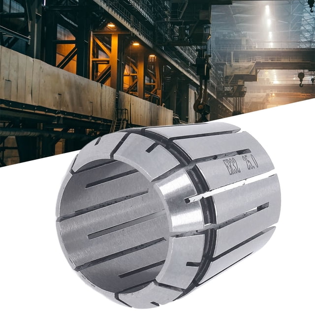 ER32 Collet Chuck, Spring Collet, Clamp Lathe Accessory for Milling Machine with Cemented Carbide Material, Ensuring Firm Clamping
