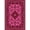 Pink, Pattern 2, variant on ODIKA 2x3 Machine Washable Non-Slip Area Rug, Mystical Meditation Zen High Traffic Rug, Red, 709578