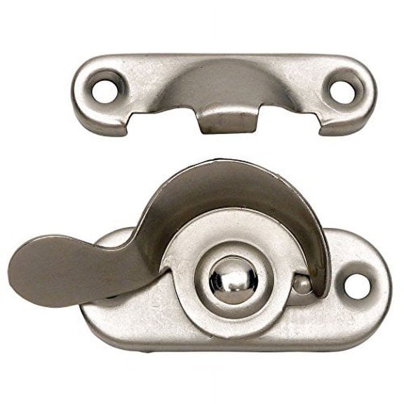 Designers Impressions 53713 Satin Nickel Window Sash Lock