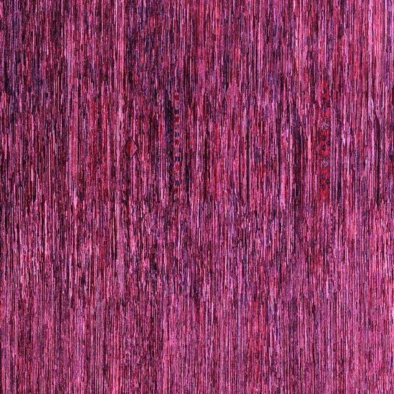 Ahgly Company Indoor Square Abstract Pink Modern Area Rugs, 3' Square