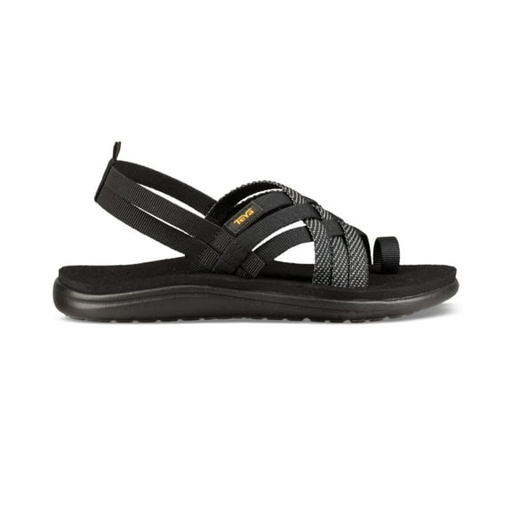 Teva Women's W Voya Strappy Flip-Flop HERA BLACK
