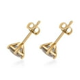 thumbnail image 4 of LUXORO AAA Turkizite 2.50 ctw Solitaire Stud Earrings in 14K Yellow Gold Christmas Gifts, 4 of 5