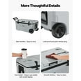 thumbnail image 6 of 74 QT Wheeled Cooler with Cup Holder, Insulated Portable Cooler Capacity 120 Cans, Best for Parties and Travel, 6 of 11
