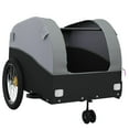 thumbnail image 3 of vidaXL Bike Trailer Black and Grey 45 kg Iron, 3 of 5
