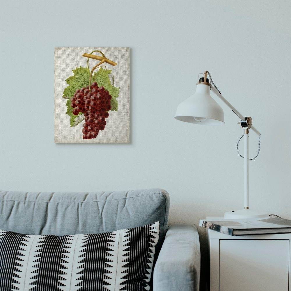 Stupell Industries Vintage Food Fruit Painting Super Canvas Wall Art by Vision Studio